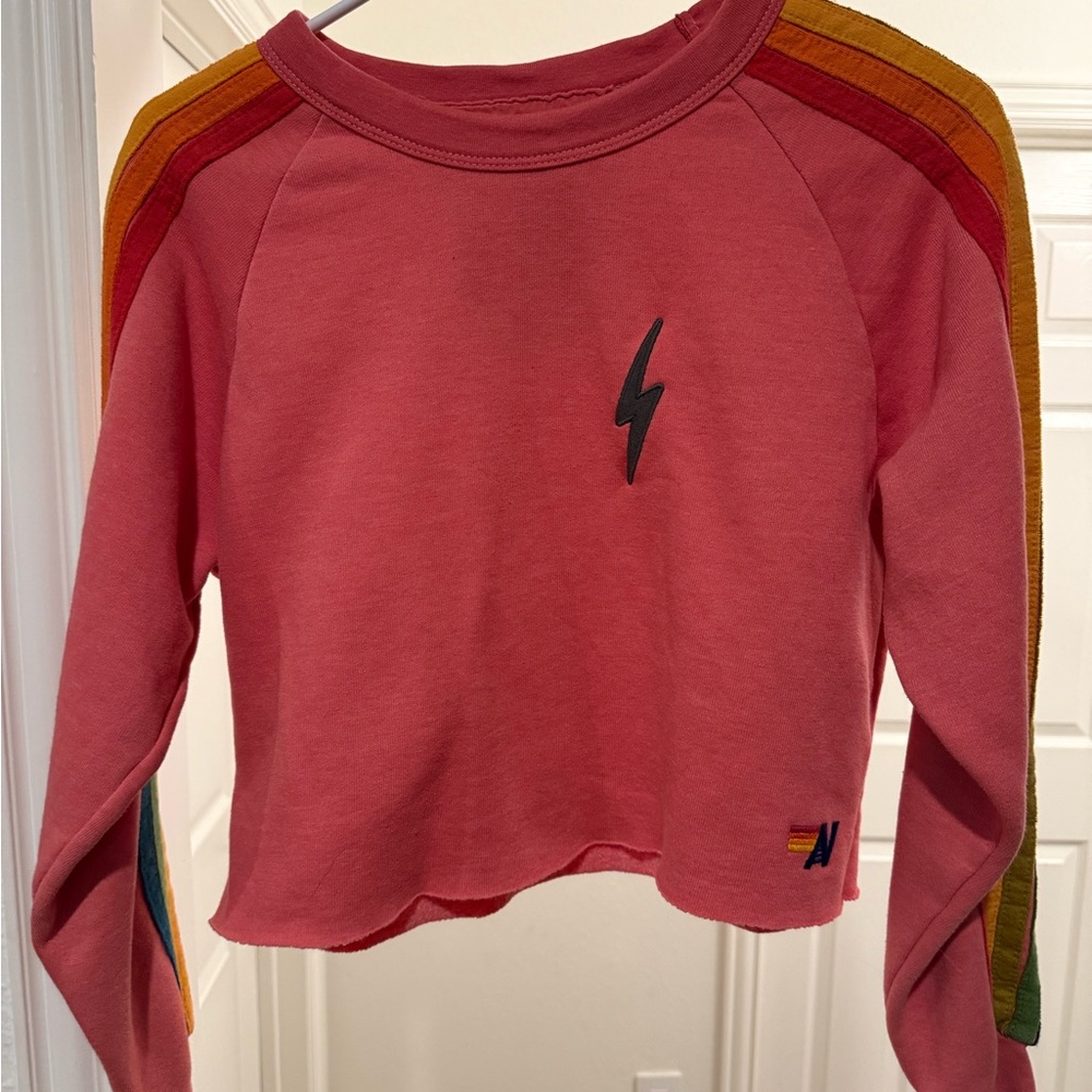 Aviator Nation Bolt Cropped Sweatshirt (Used)